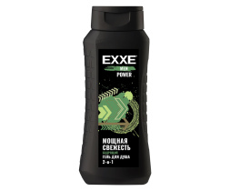 EXXE MEN Мужской гель для душа 2в1 "Бодрящий" POWER, 400 мл (1/12)