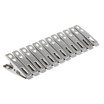 Набор прищепок 12шт металлич,, нержавеющая сталь VETTA (10/240)