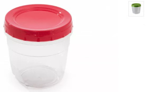 Банка для хранения продуктов 0,5л пластик(22)