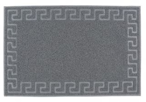 Коврик 40*60см "Spongy" Меандр SUNSTEP (серый)(ПВХ) (1/20)