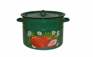 Кастрюля 12,5л б/дек эмаль(1/2)