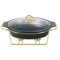 Мармит 1,0л 31х19.7х17.3 см,фарфор (4)