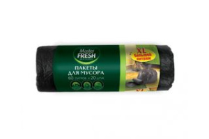 Пакеты для мусора 60л 20шт MASTER FRESH MFGB60-20R (1/50)