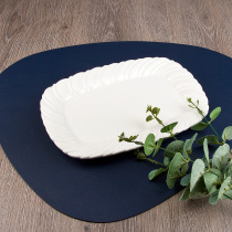 Блюдо сервировочное 25*18*2см "Маршмеллоу"  (фрф) (6/36)