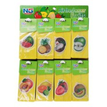 Ароматизатор бумажный "Фрукты", дисплей 80 штук, цена за 1шт NEW GALAXY (1/80/800)