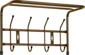 Вешалка настенная 4 крючка 400*238*268см (медный антик) (1/5)