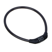 Велозамок кодовый 4-х значный, d=12мм х 65см, PVC, металл SILAPRO (1/5)