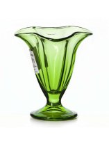 Ваза для мороженого окрашен. (h=130мм) зеленый Enjoy green (6)