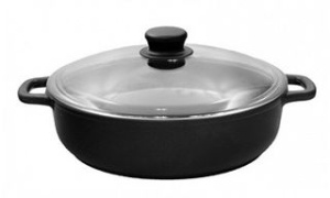 Жаровня 280мм ст/кр литая с АП ТМ Традиция Комфорт алюм.(1/3)