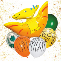 Набор шаров 6 шт "Динозавр - Весёлый день" (10/10)