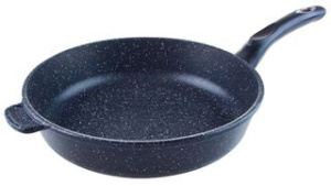 Сковорода 280мм б/кр литая с АП ТМ Традиция Антрацит алюм.(1/3)