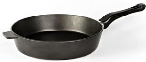 Сковорода 280мм "Хозяюшка" б/кр пл/р с АП алюм.(1/10)