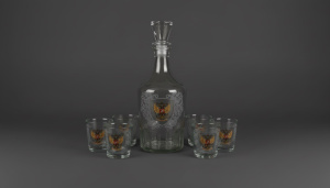 Набор для вина 7пр "Россия" (графин+6 стак 50мл.) (стекло) (1/4)