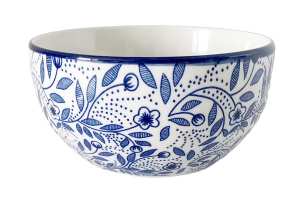 "Floral pattern" Салатник 14см 450мл (фарф) (6/48)