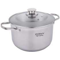 Кастрюля 6,3л матов. наруж..полир, тонир.ст/кр, 5-ти степовое капс дно п/у (нжс) (1/6)