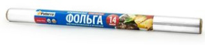 Фольга пищевая "СУПЕР ПРОЧНАЯ" 44см*10м 14 мкм "Paterra" (рулон в плен.) (1/32)