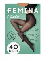 Колготки 40 ден 2 camello с шортиками FEMINA NEW CLASSICO - 6/42