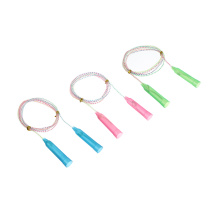Скакалка радужная 2,3м, d4,3мм, пластик, ПВХ, 3 цв BY SPORT (1/12)