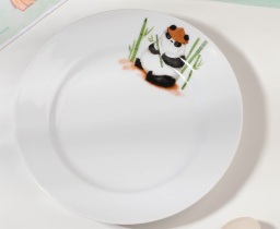 Тарелка 200 мм ф.653 "Идиллия" мелкая Кроха (Панда) фарф (20)