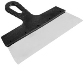 Шпатель металл (нерж.), пластиковая ручка 250мм (1/70)