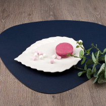 Блюдо сервировочное 24*16*2см "Маршмеллоу"  (фрф) (8/48)