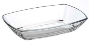 Блюдо 120*180мм Tokio стекло(12)