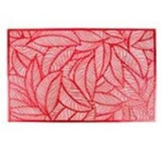 Салфетка сервировочная (плейсмат) 30*45см (min4) "Алая листва" пласт. (4/240)