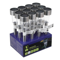 Фонарь на солнечной батар., 30х4.7см, 1LED, белый, 1.2V 40mAh Ni-MH, пластик, нжс INBLOOM (1/12)