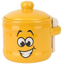 "Smile" Банка д/сып прод v=450мл + ложка l=9см п/у кер.(1/36)