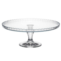 Блюдо Patisserie 322мм на ножке стекло (2)