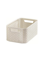 Корзина Style Box M кремовая 18л 17*28*39 см (1/3) 