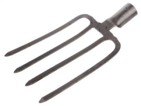 Вилы 4-х рогие кованные сад.огород.