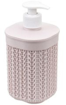 Диспенсер для мыла ВЯЗАНИЕ Чайная роза пласт.(1/15)