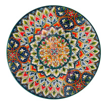 "Arabesque" Блюдо (зеленый) d=27см,h=3см (транспортная уп.) фрф. (6/24)