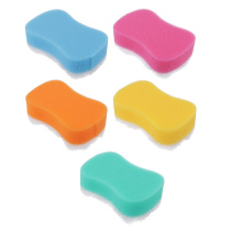 Губка для тела массажная в асс. поролон-эластичный (28/28)