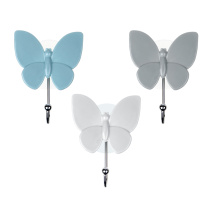 Держатель-крючок для полотенец 8*10,5см,"Бабочка" 1 присос. ПВХ (5/5)