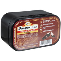 Губка д/обуви ЭФФЕКТОН КЛАССИК Коричневая (12/144)