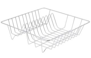 Сушилка для посуды 35*35*10см.хром (30)