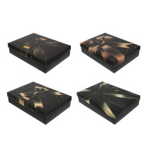 Коробка складная 32x23x7,2см, бумага, 4 дизайна (4/160)