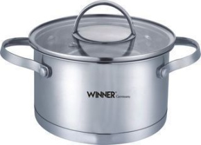 Кастрюля 1,8л ROMA ст/кр, капс дно, мерн шкала, зерк полир (нжс) (6)