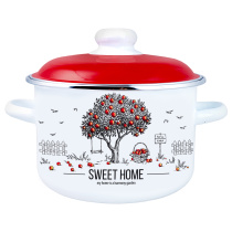 Кастрюля 2,0л Appetite Apple Tree эмаль (1/8)