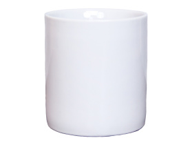 Кружка 300 мл Европейский без ручки Белая (фарфор) , р.1, С592 (24)