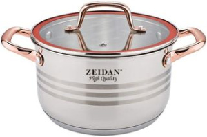 Кастрюля 6,6л комбинир.полир, ст/кр, шкала литража п/у (нжс) (1/6)