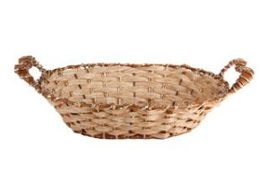 Корзинка универсальная 29*29*8,5см Плетеное сердце пластик(1/120)