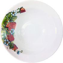 Миска 500 мл Клубника (фарфор) , р.4 (12)