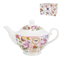Чайник "Лето в Европе" 26*16*16см v=1100мл (фарфор) (п/у)(1/12)