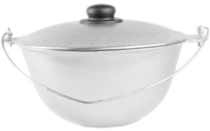 Казан 7,0л с/кр походный алюм.(5)