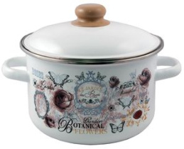 Кастрюля 4,0л Appetite Roses цил эмаль(1/4)