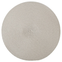 Салфетка сервировочная (плейсмат) "Сasual line" d=38см (бежевая) (min4)(упаковочный пакет)(4/180)
