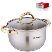 Кастрюля 5,1 л,нжс,5-ти степовое капсул.индукц.дно,ст/кр, п/у(1/6)